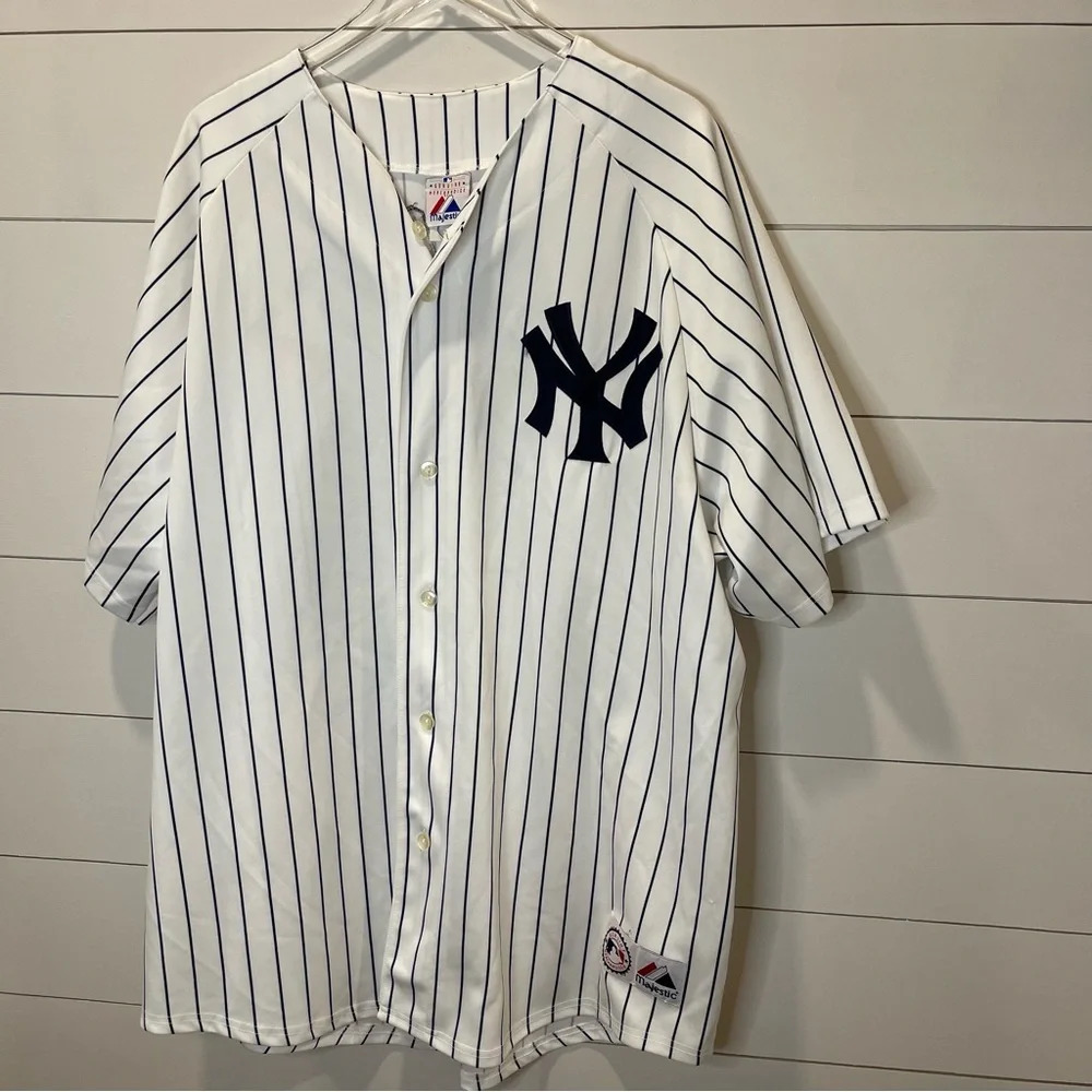 Vintage Majestic MLB NY Yankees #13 Rodriguez Jersey Adult Size 2X
